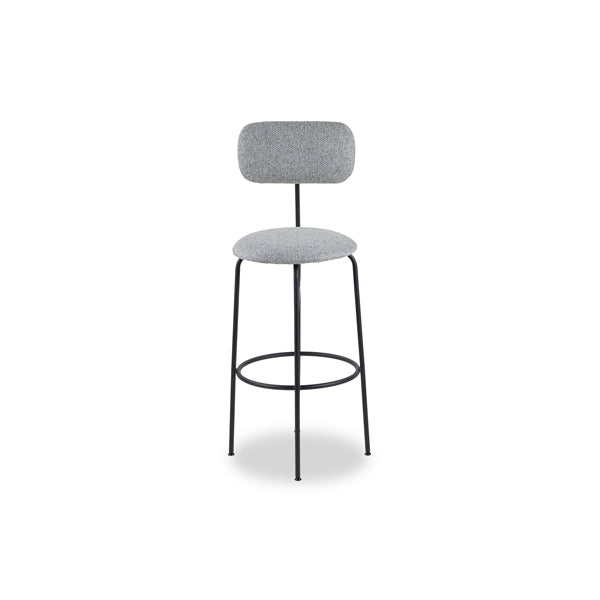 Product photograph of Liang Eimil Seclus Bar Stool - Emporio Grey Fabric from Olivia's