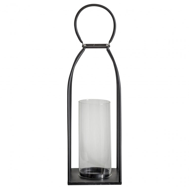 Product photograph of Gallery Interiors Alcora Black Lantern Black Small from Olivia's.