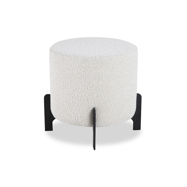 Product photograph of Liang Eimil Koldrum Boucle Sand Footstool from Olivia's