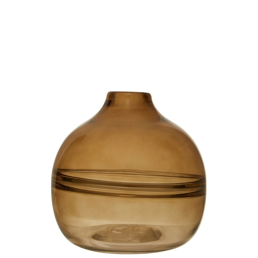 Product photograph of Olivia S Luxe Collection - Amber Bottle Vase from Olivia's