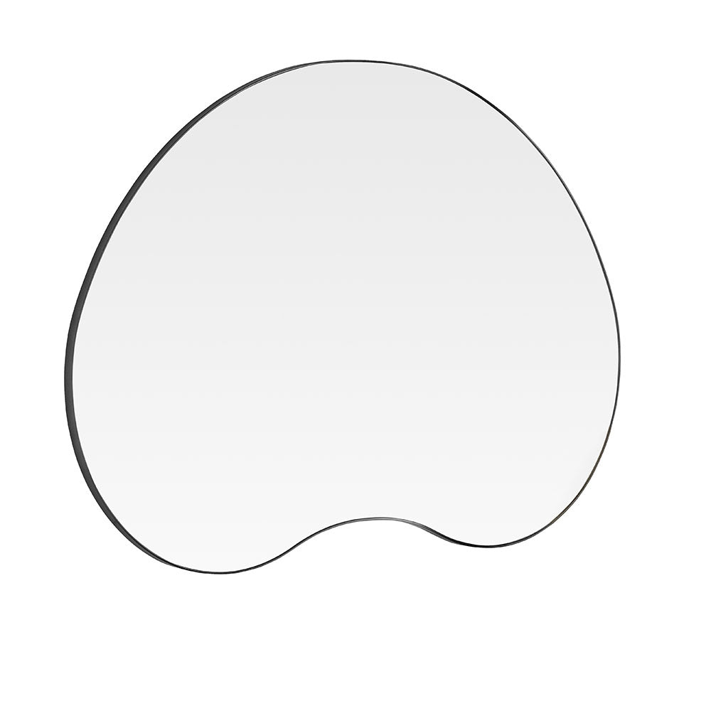 Product photograph of Olivia S Oman Pebble Wall Mirror In Black from Olivia's.