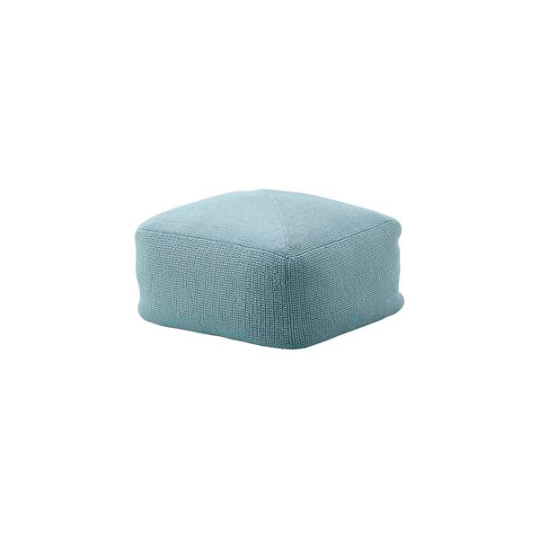 Cane Line Divine Outdoor Footstool Turquoise