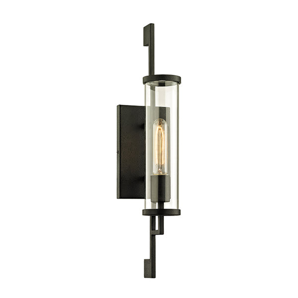 Product photograph of Hudson Valley Lighting Park Slope Hand-worked Iron Small 1lt Wall from Olivia's