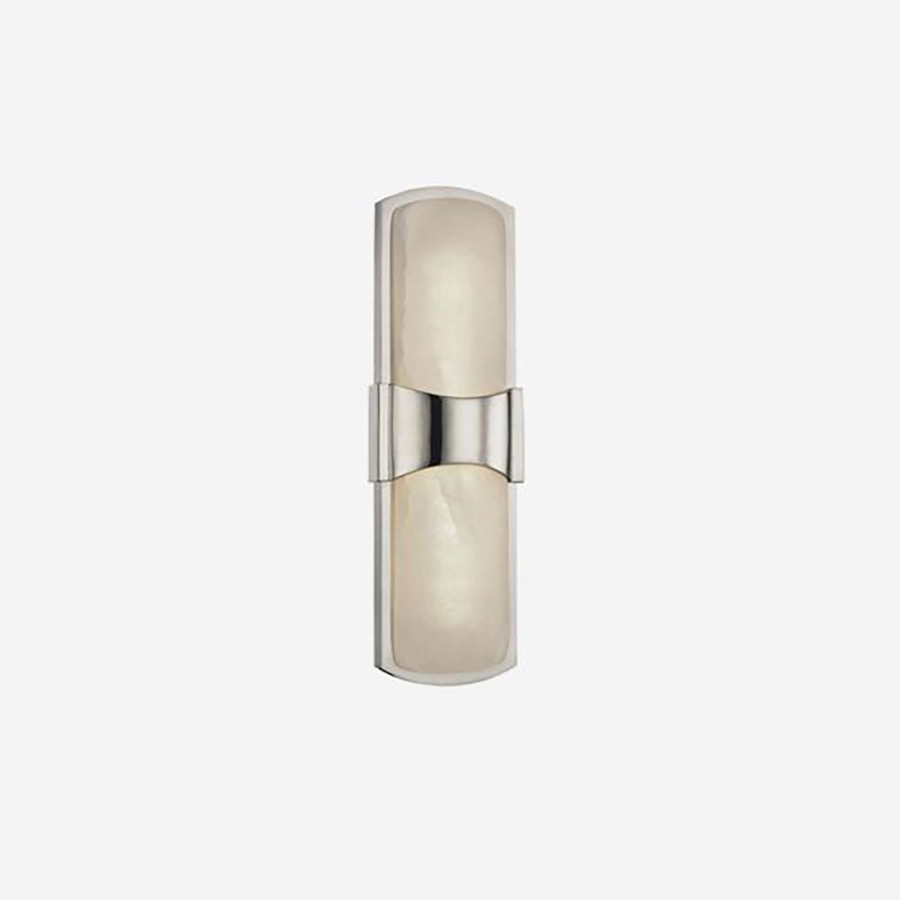 Product photograph of Andrew Martin Valencia Wall Light Polished Nickel Large from Olivia's.