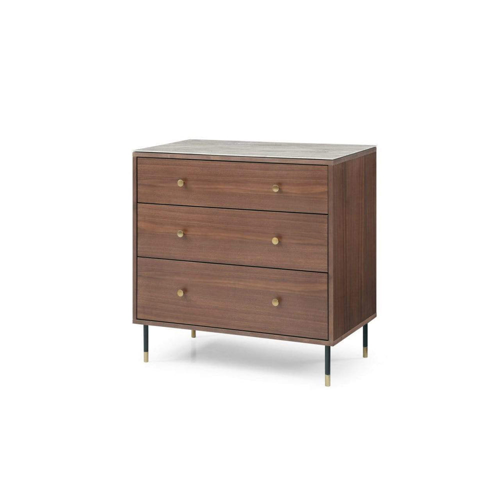 Product photograph of Twenty10 Designs Willow Timber Tobacco 3 Drawer Chest Of Drawers from Olivia's