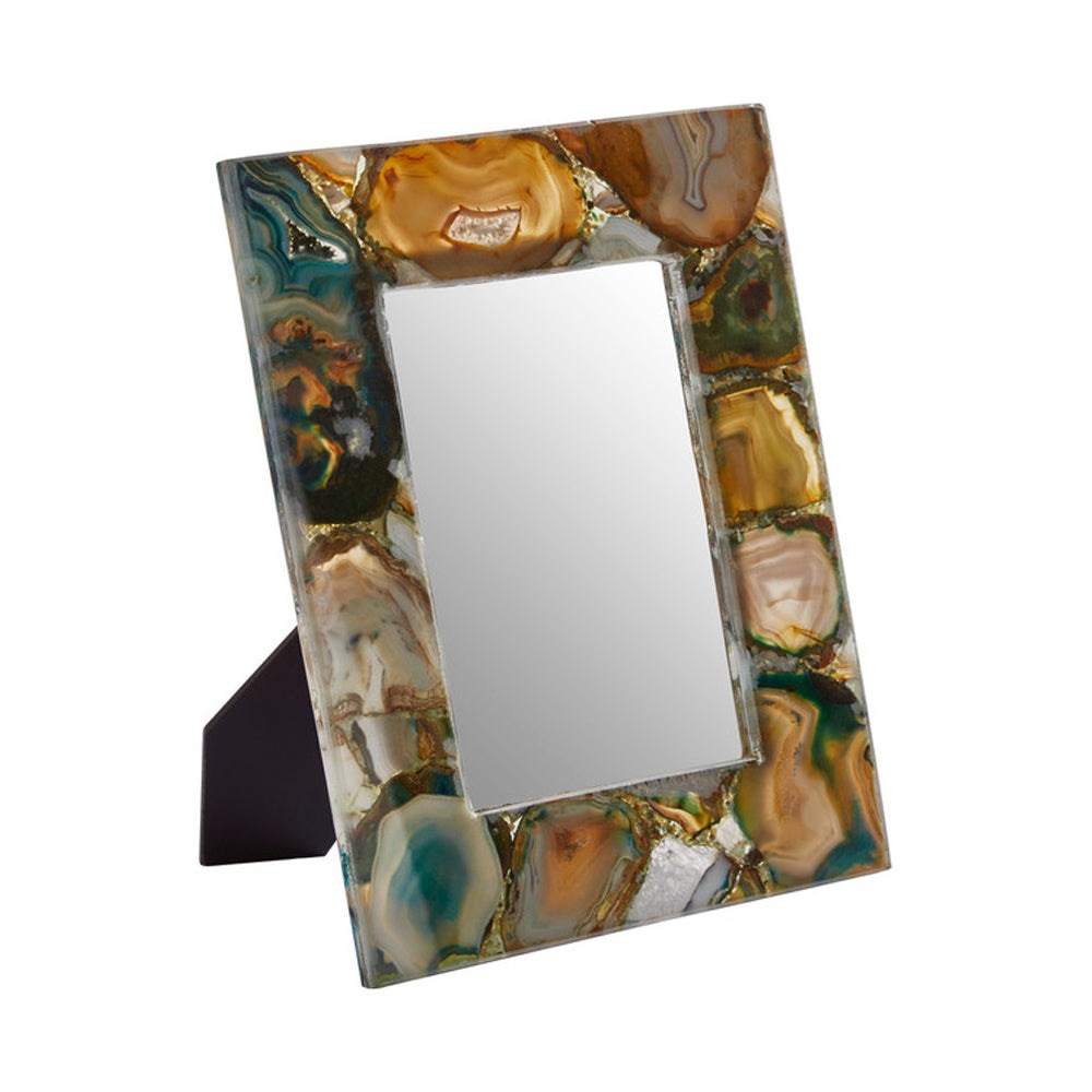 Product photograph of Olivia S Boutique Hotel Collection - Green Agate Photo Frame 5x7 from Olivia's