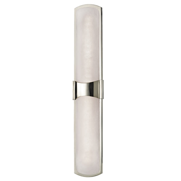 Hudson Valley Lighting Valencia Large Steel Led Wall Sconce In Polished Nickel