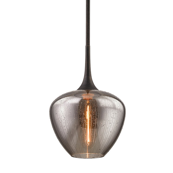 Product photograph of Hudson Valley Lighting West End Hand-worked Iron 1lt Pendant from Olivia's