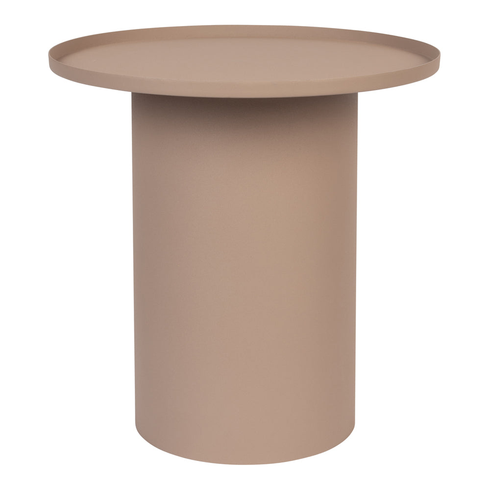 Product photograph of Olivia S Nordic Living Collection - Suri Round Side Table In Pink from Olivia's
