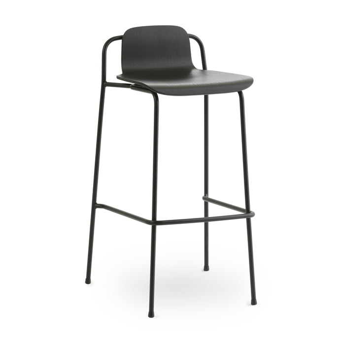 Normann Copenhagen Studio Barstool Black Steel Green