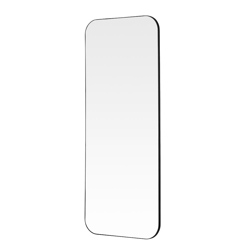 Product photograph of Olivia S Haiti Full Length Wall Mirror In Black from Olivia's