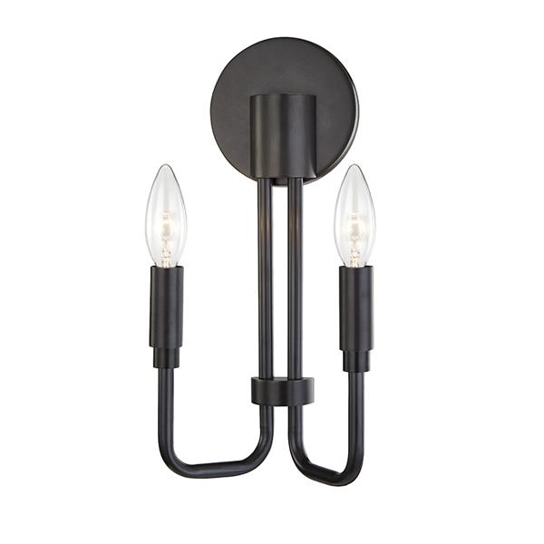 Hudson Valley Lighting Brigitte Steel 2 Light Wall Sconce Outlet