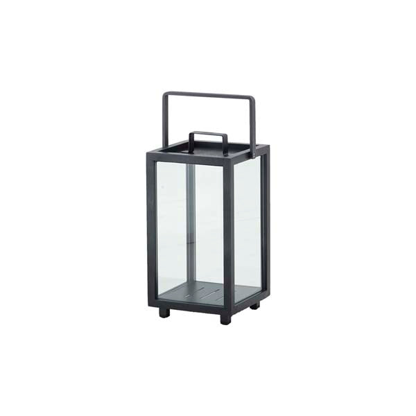 Product photograph of Cane-line Lighthouse Lantern Small Lava Grey from Olivia's.