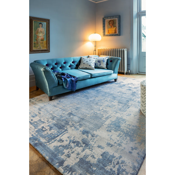 Asiatic Carpets Astral Machine Woven Rug Blue 160 X 230cm