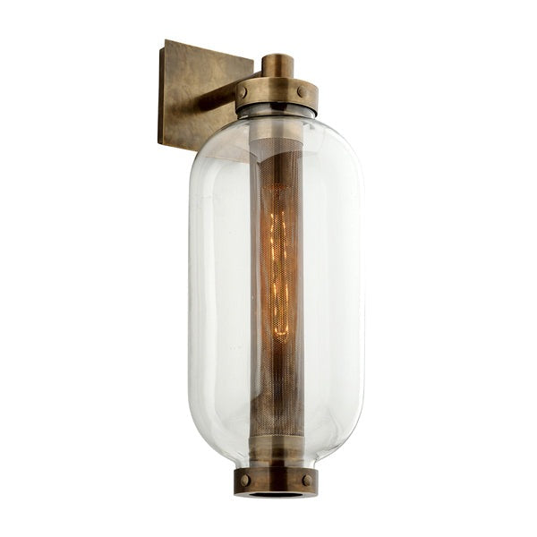 Product photograph of Hudson Valley Lighting Atwater Large Solid Brass 1lt Wall Light from Olivia's