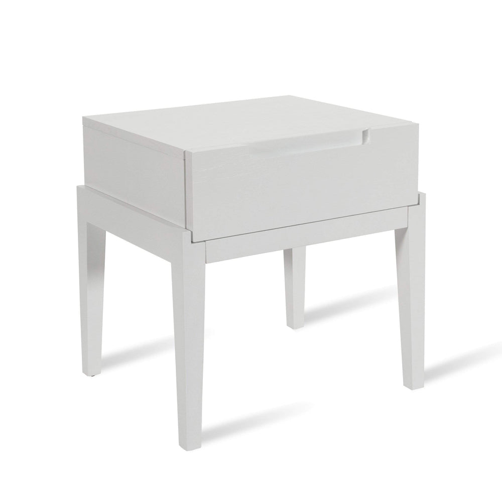 Product photograph of Twenty10 Designs Orchid White Bedside Table from Olivia's