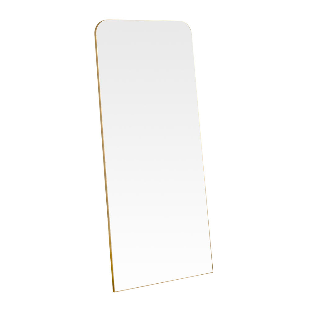 Product photograph of Olivia S Rome Leaner Mirror In Gold from Olivia's.