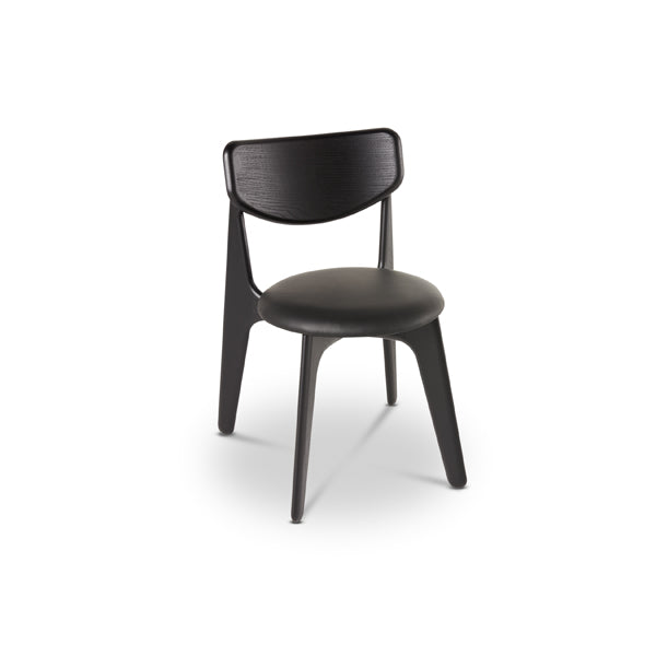 Product photograph of Tom Dixon Slab Chair Black Upholstered Black Upholstered from Olivia's.