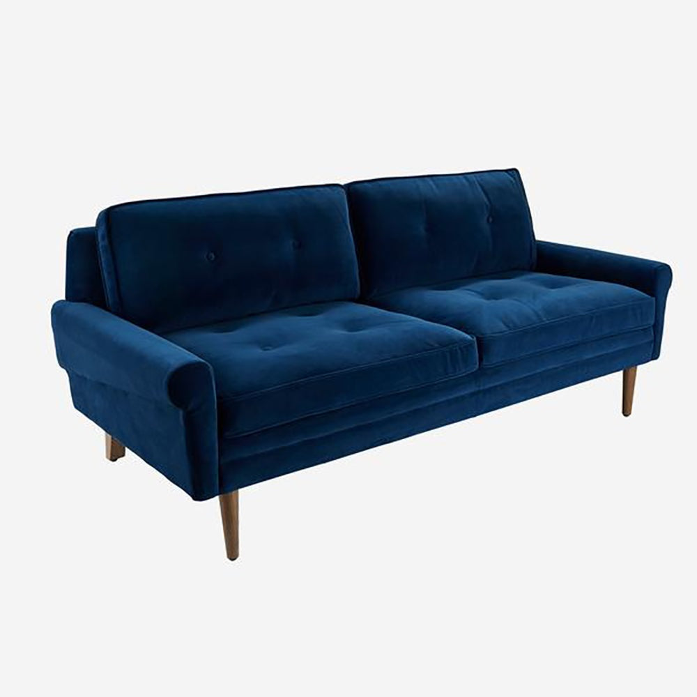 Andrew Martin Firecracker Dark 2 Seater Sofa Blue