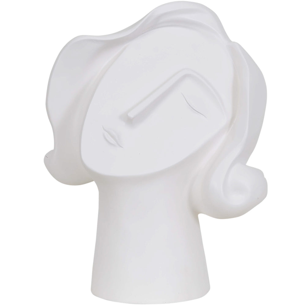 Product photograph of Libra Midnight Mayfair Collection - Art Deco Lady Face Ornament from Olivia's