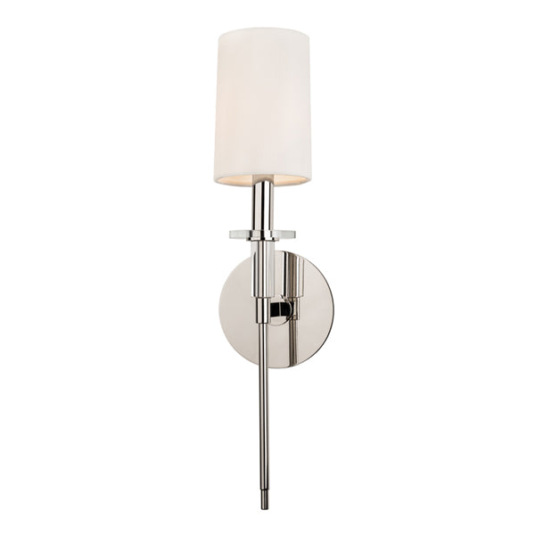 Product photograph of Hudson Valley Lighting Amherst Steel Small 1 Light Wall Sconce from Olivia's