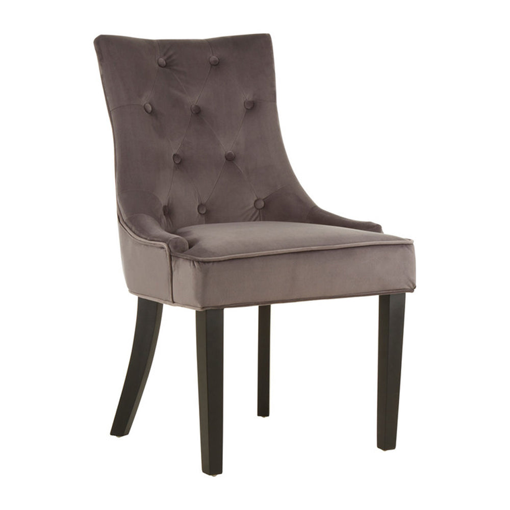 Olivias Daxi Dining Chair Storm Grey Faux Leather