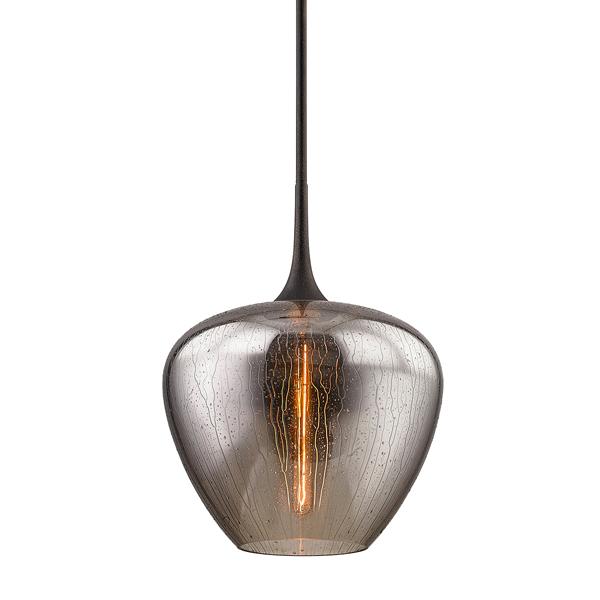 Product photograph of Hudson Valley Lighting West End 2 Hand-worked Iron 1lt Pendant from Olivia's
