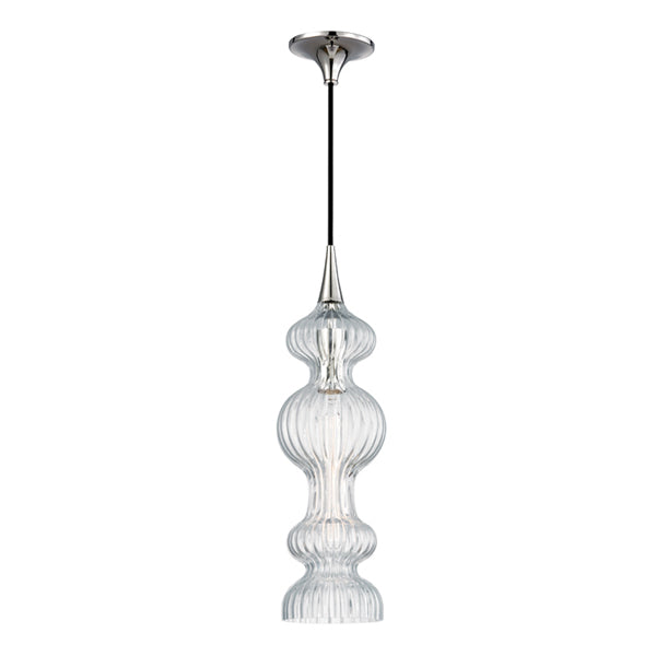 Hudson Valley Lighting Pomfret Steel 1 Light Pendant With Clear Glass 1600 Pn Cl Ce