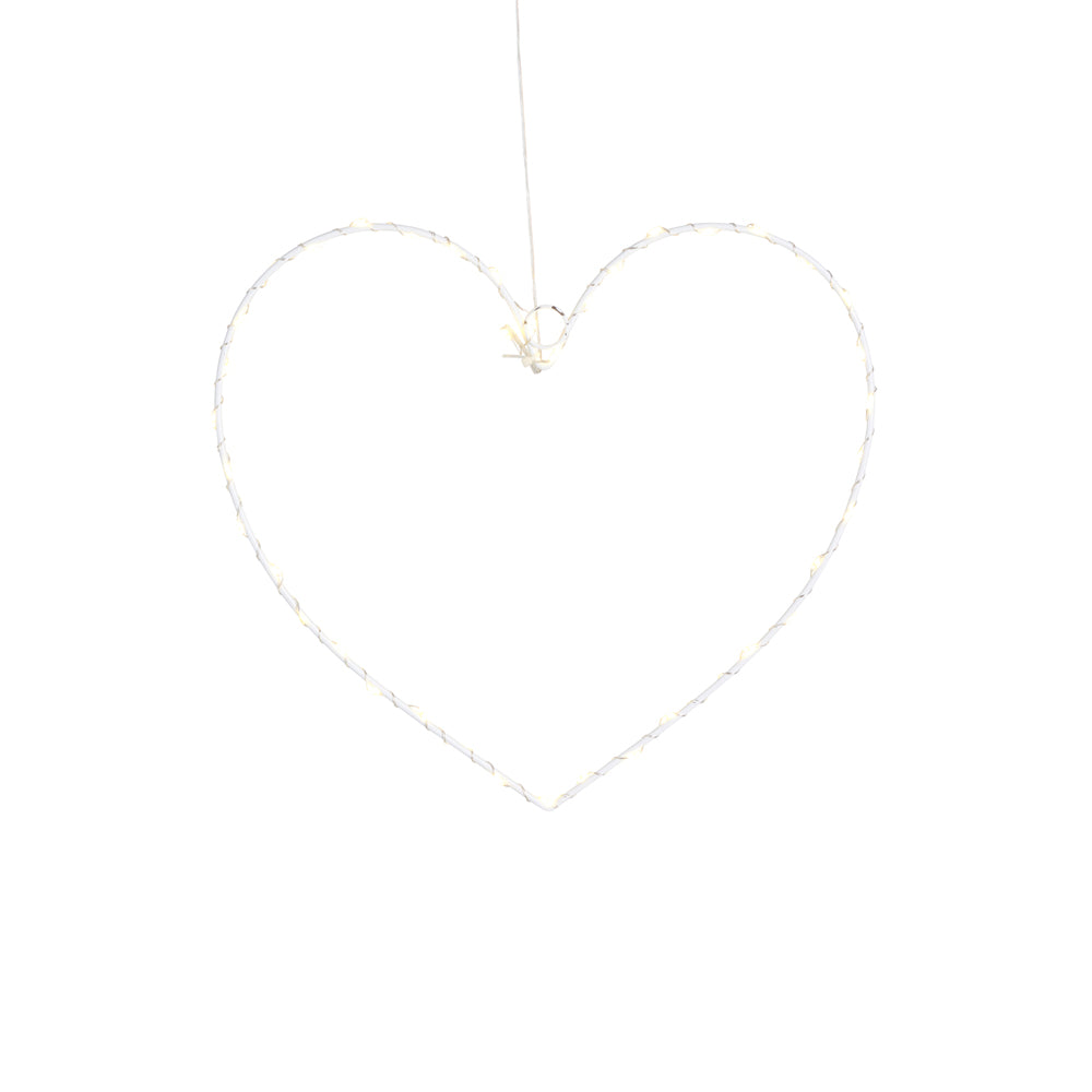 Product photograph of Liva Heart White Small from Olivia's.