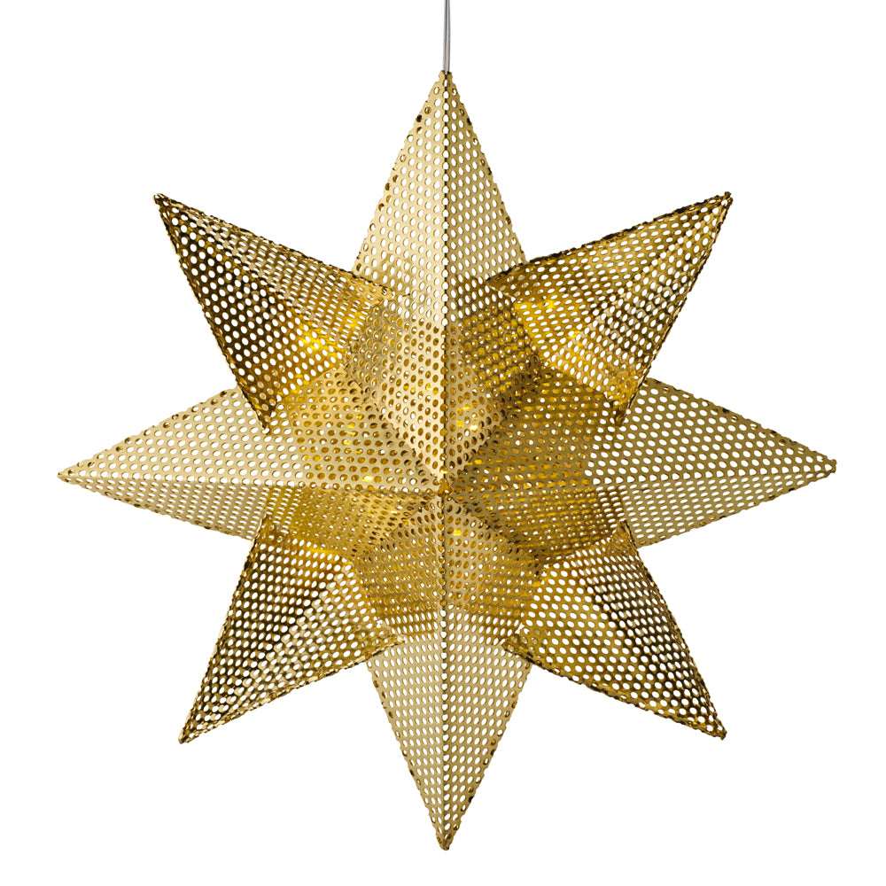 Product photograph of Lene Metal Star Gold from Olivia's.