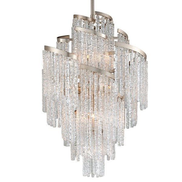 Product photograph of Hudson Valley Lighting Mont Blanc Hand-crafted Iron 13lt Chandelier from Olivia's