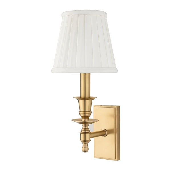 Product photograph of Hudson Valley Lighting Eldridge Steel 1 Light B Wall Light from Olivia's