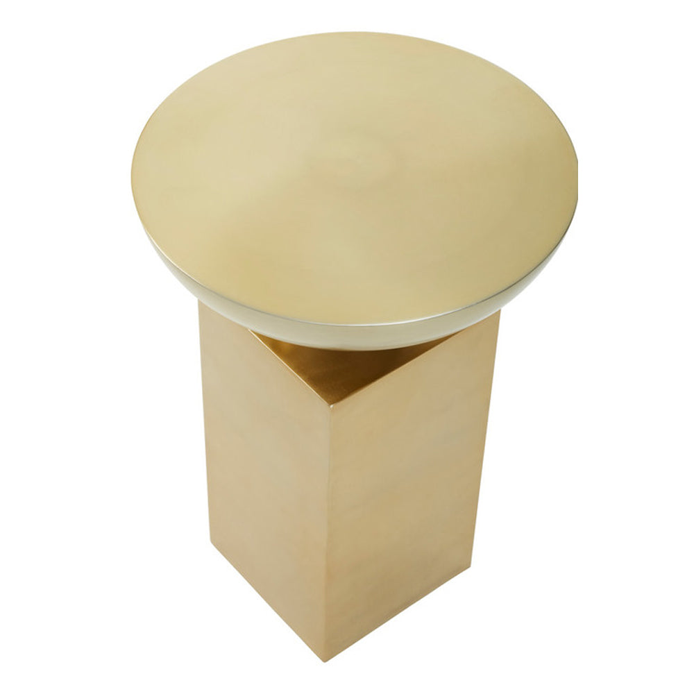 Olivias Luxe Gold Side Table Outlet
