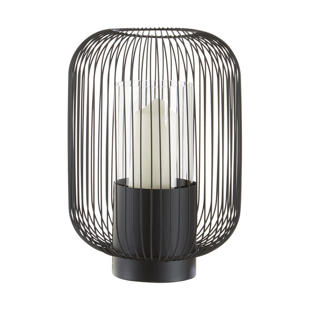 Product photograph of Olivia S Lantern Toni Black Large from Olivia's