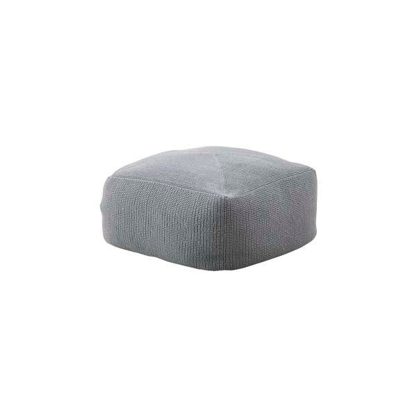 Product photograph of Cane-line Divine Outdoor Footstool Grey from Olivia's
