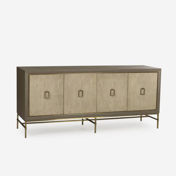 Product photograph of Andrew Martin Edith Sideboard Ivory Shagreen from Olivia's