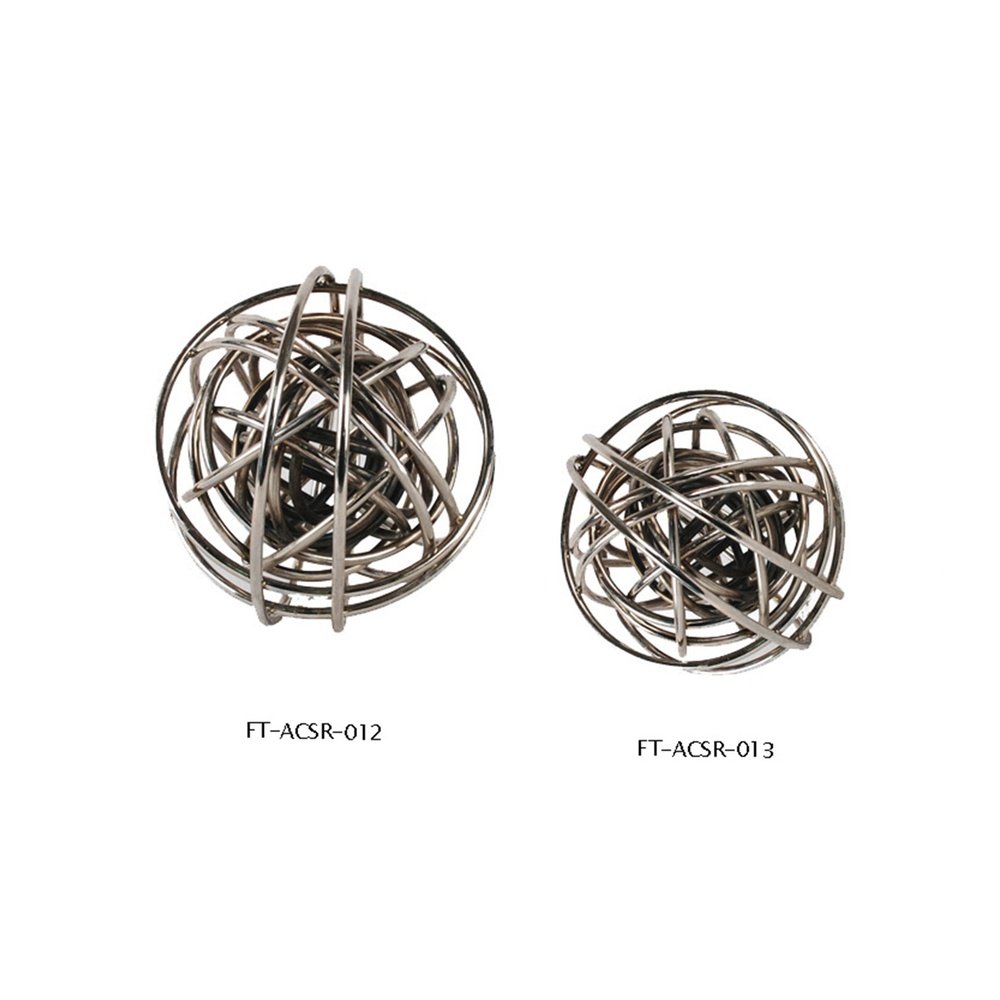 Product photograph of Liang Eimil Twig Orb Nickel Small from Olivia's