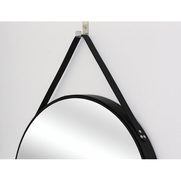 Product photograph of Olivia S Piers Black Wall Mirror from Olivia's.