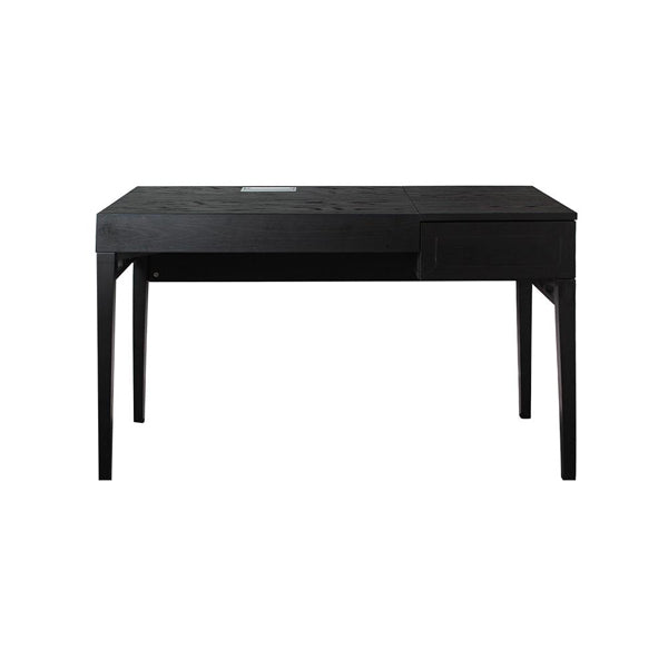 Product photograph of Olivia S Elsa Black Oak Desk from Olivia's.