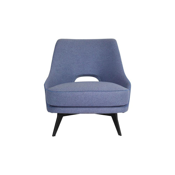 Product photograph of Olivia S Claude Blue Armchair from Olivia's.