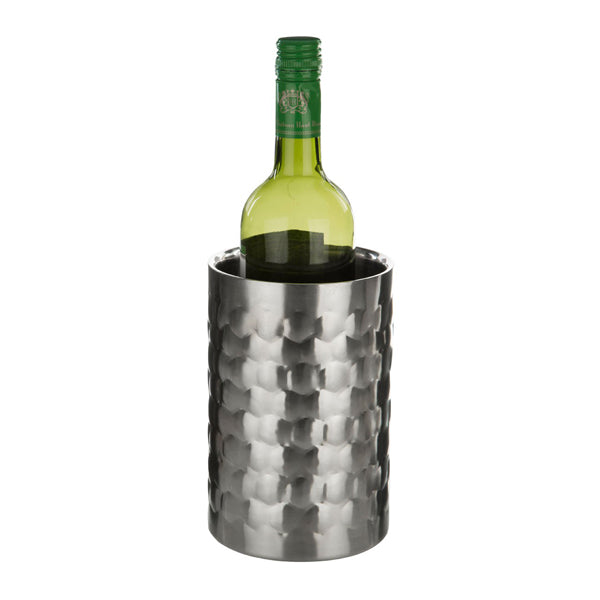 Product photograph of Olivia S Textured Wine Cooler Silver from Olivia's.