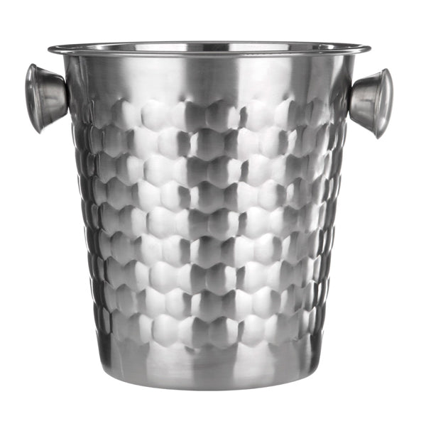 Product photograph of Olivia S Textured Wine Bucket Silver from Olivia's