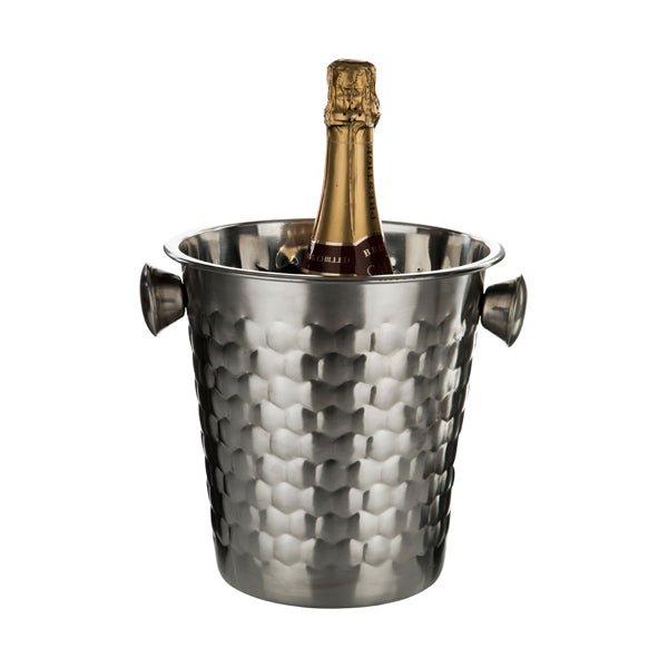 Product photograph of Olivia S Textured Wine Bucket Silver from Olivia's.