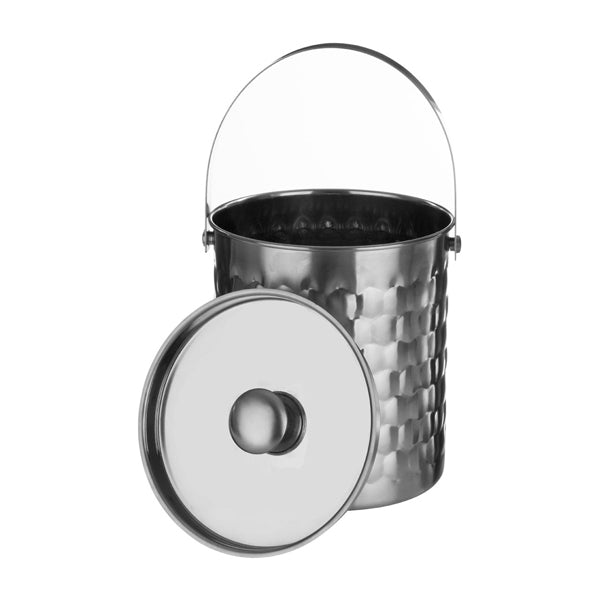 Product photograph of Olivia S Textured Pale Ice Bucket Silver from Olivia's.