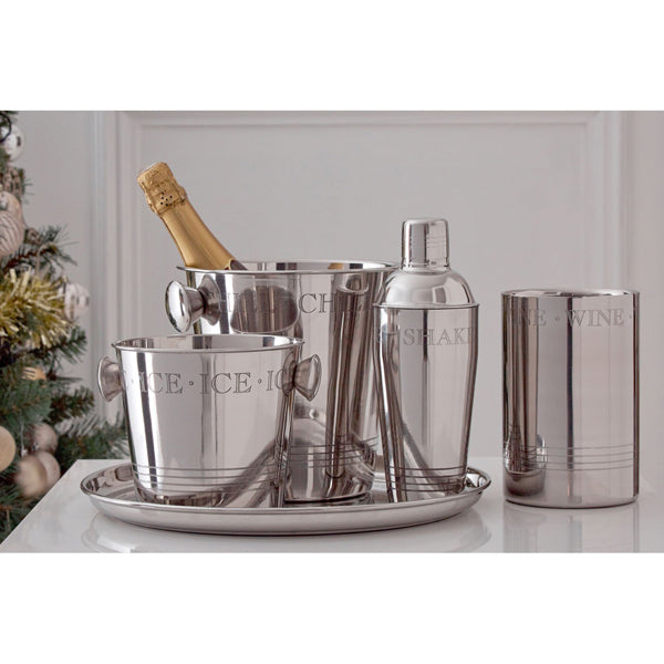 Product photograph of Olivia S Chill Wine Cooler Silver from Olivia's.