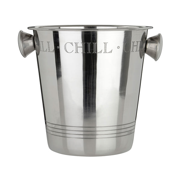 Product photograph of Olivia S Chill Wine Bucket Silver from Olivia's