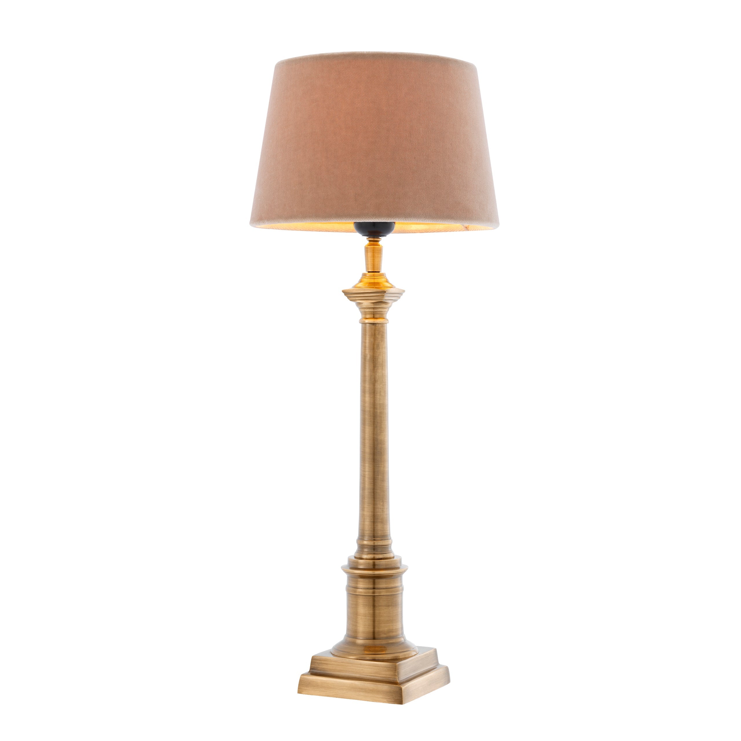 Eichholtz Cologne S Table Lamp Antique Brass Finish Inc Shade Outlet