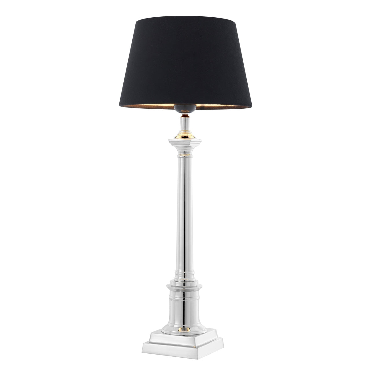 Eichholtz Cologne S Table Lamp In Nickel Finish Inc Shade Outlet