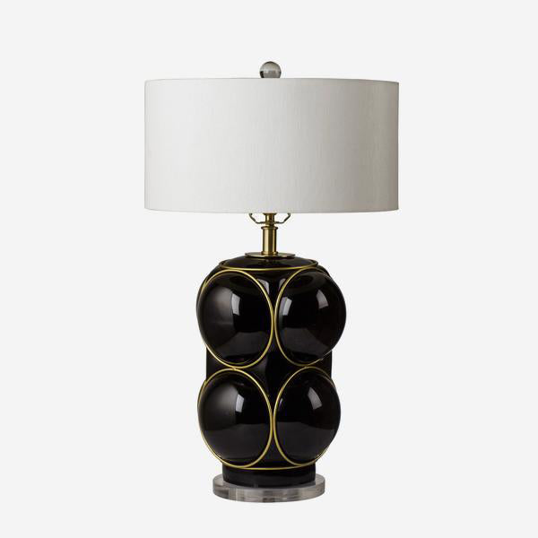 Andrew Martin Bubble Table Lamp Blackgold