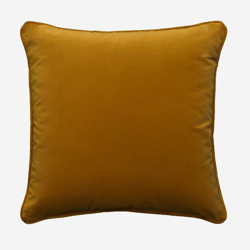 Product photograph of Andrew Martin Villandry Cushion Mustard from Olivia's